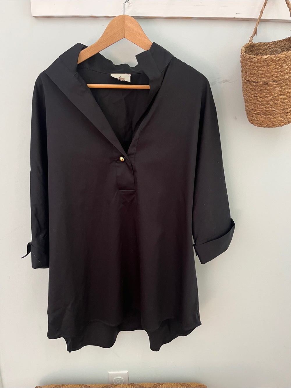Tuckernuck Black Willow Blouse